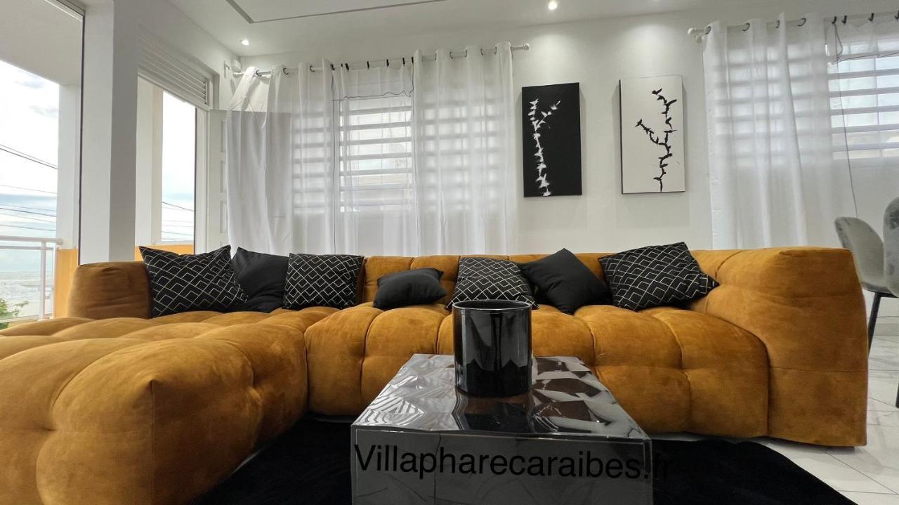 Villa Phare Caraibes Guadeloupe - Rooftop Jacuzzi & Ocean View Le Moule Exterior photo