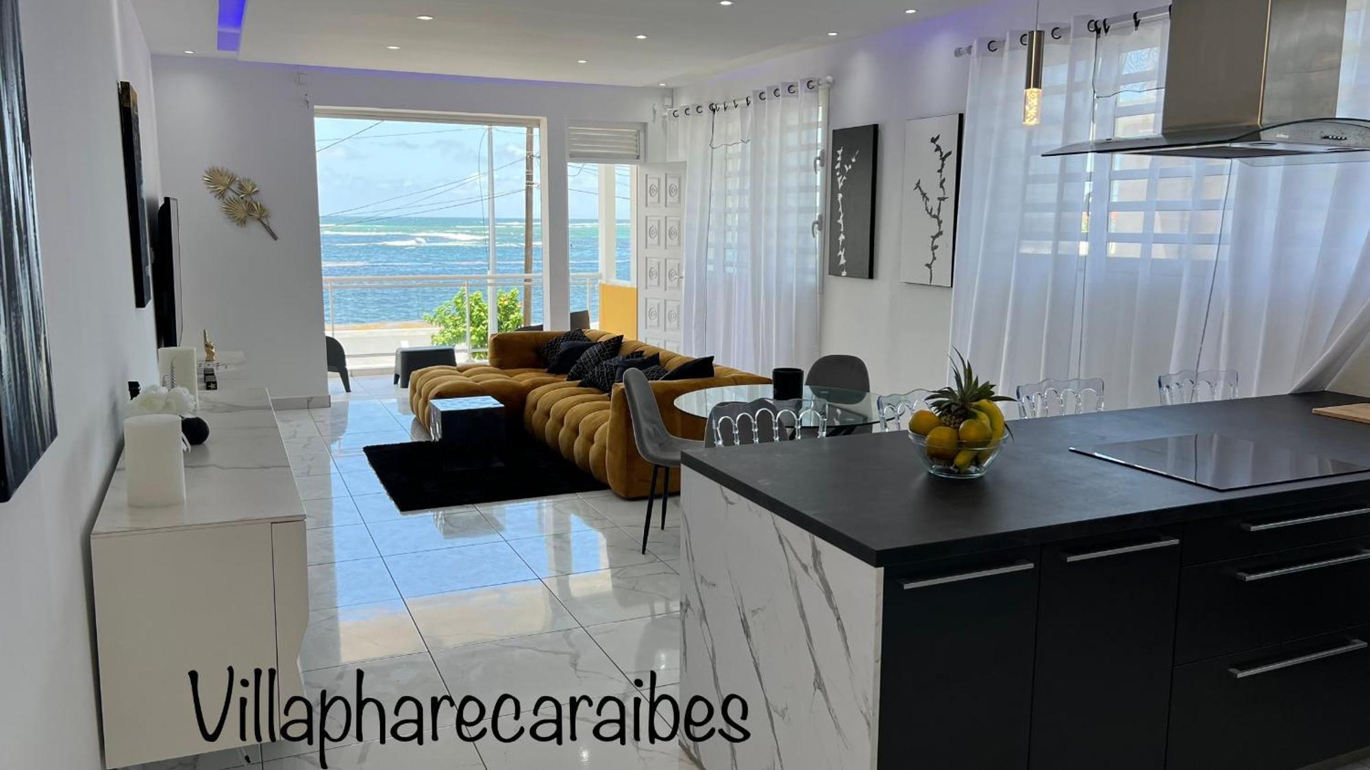 Villa Phare Caraibes Guadeloupe - Rooftop Jacuzzi & Ocean View Le Moule Exterior photo
