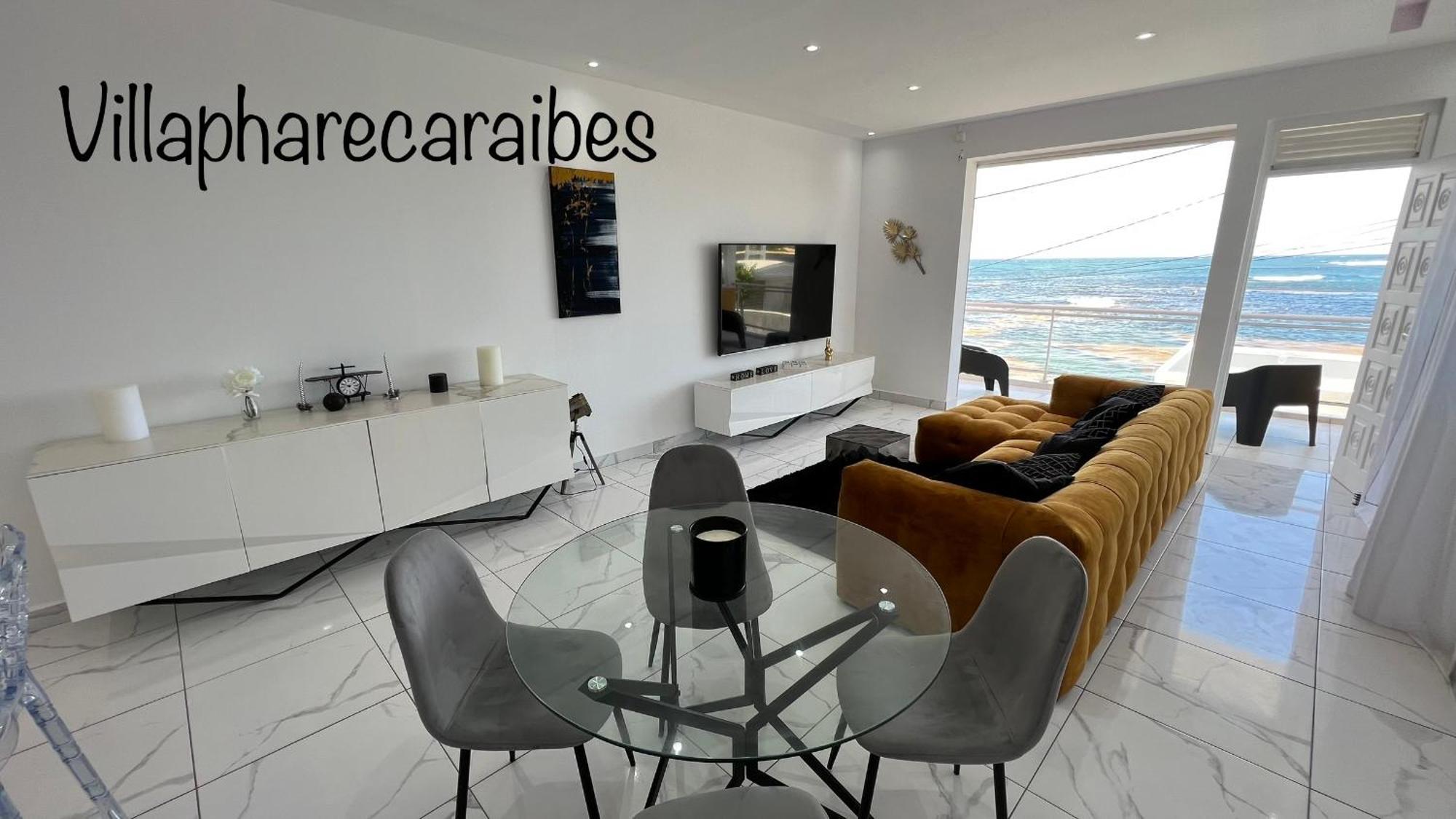 Villa Phare Caraibes Guadeloupe - Rooftop Jacuzzi & Ocean View Le Moule Exterior photo